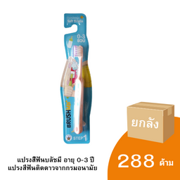 แปรงสีฟันสำหรับเด็ก 0-3 ปี Brush me step1